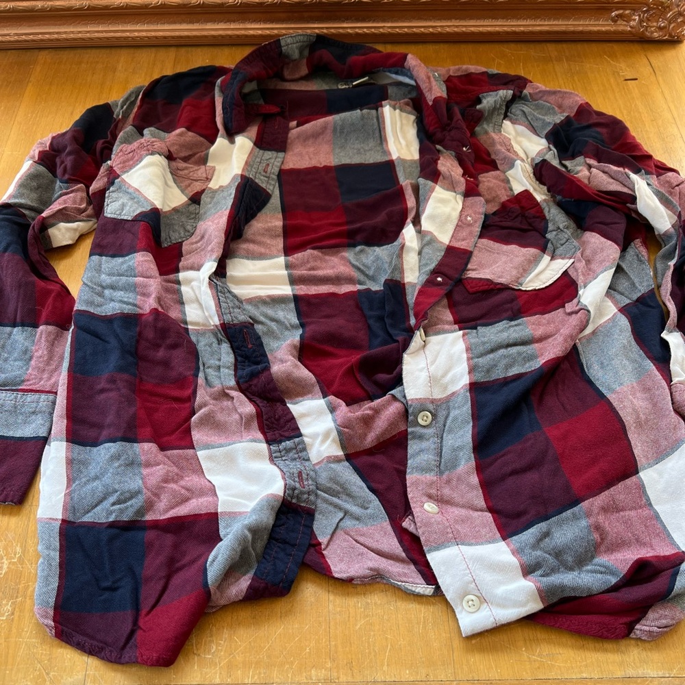 Merona Plaid Button Down Shirt